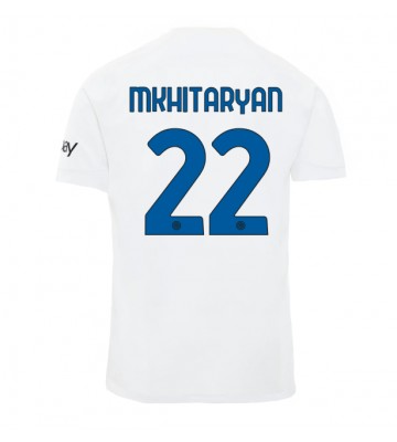 Maillot de foot Inter Milan Henrikh Mkhitaryan #22 Extérieur 2023-24 Manches Courte